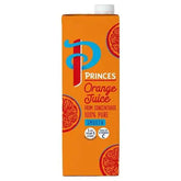 Princes Smooth Orange Juice from Concentrate 1 Litre (Case of 8)  Adomoo